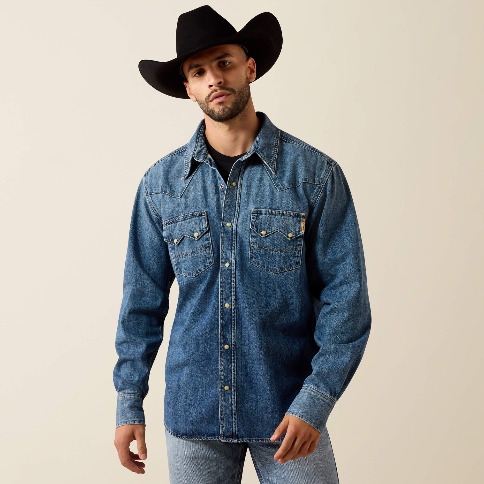 Ariat Sawtooth Denim Retro Fit Shirt Online