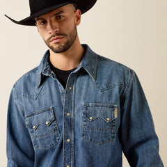 Ariat Sawtooth Denim Retro Fit Shirt Online