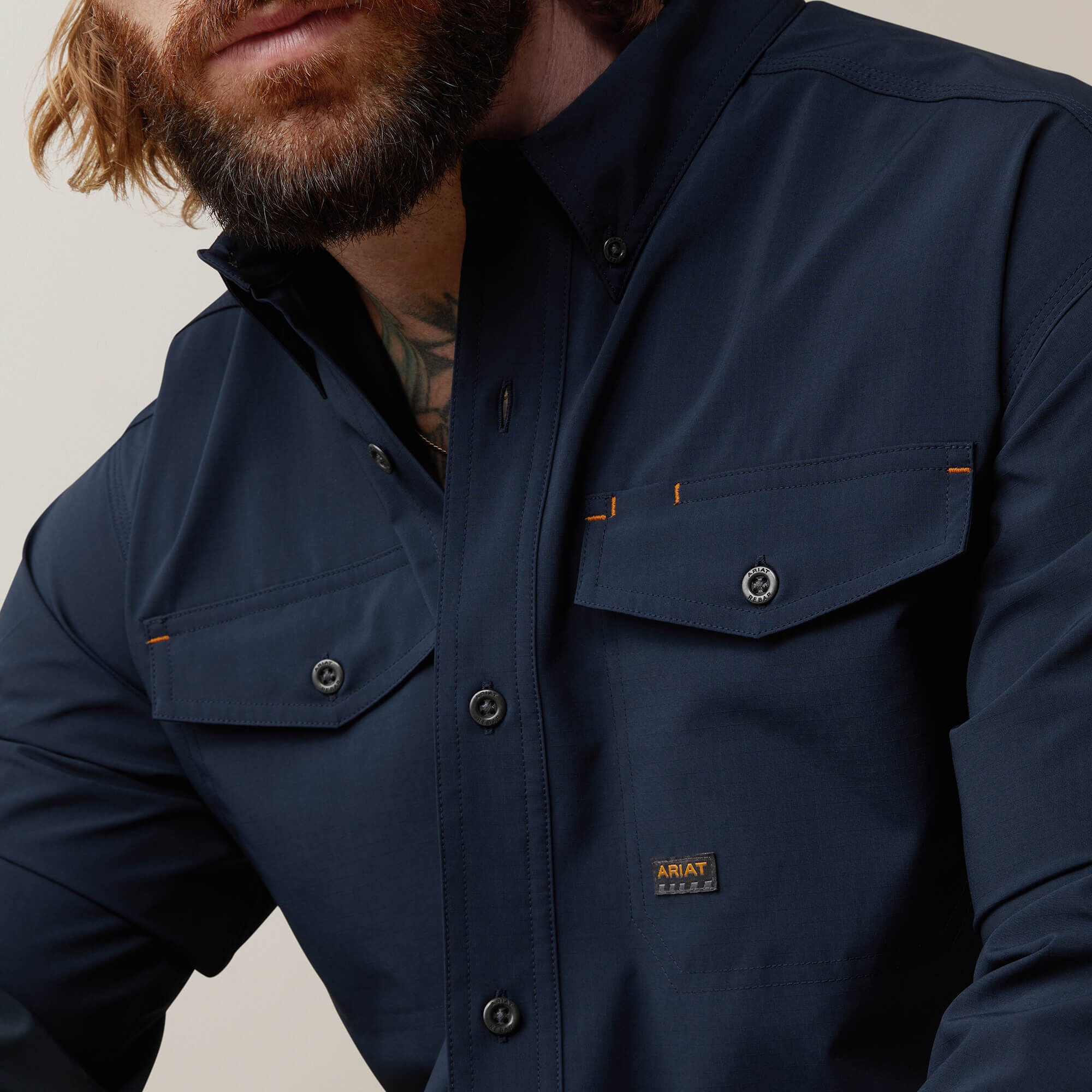 Ariat Rebar Made Tough VentTEK DuraStretch Work Shirt For Sale