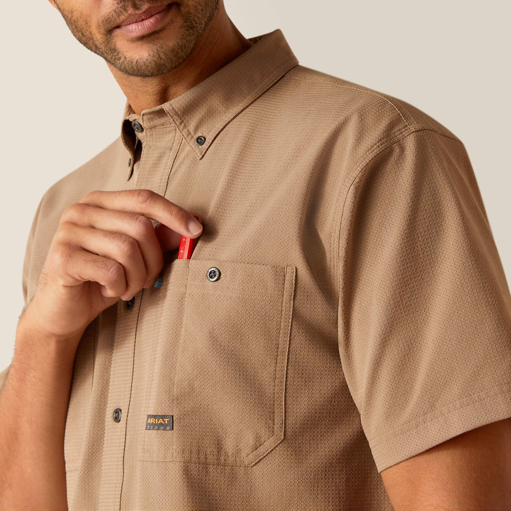 Ariat Rebar Made Tough 360 Airflow Work Shirt For Sale