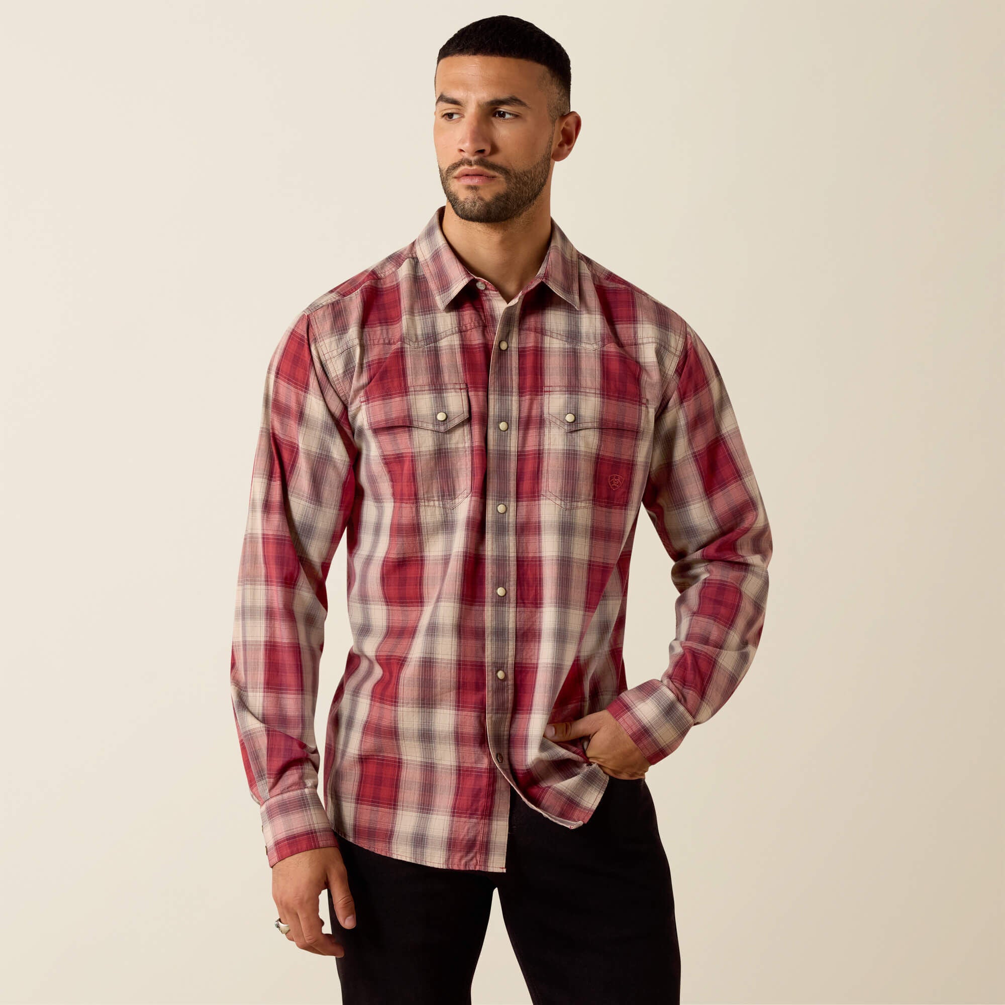 Ariat Retro Hawthorne Fitted Snap Shirt Outlet