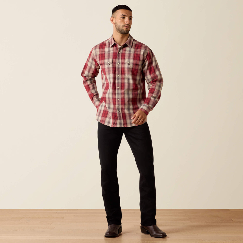 Ariat Retro Hawthorne Fitted Snap Shirt Outlet