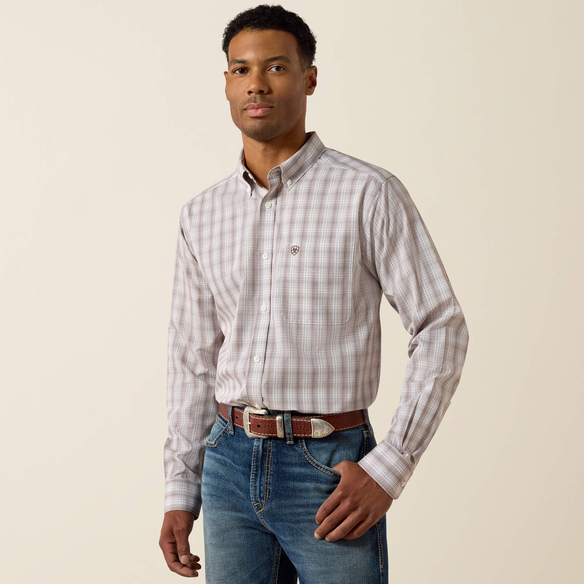 Ariat Wrinkle Free Clyde Fitted Shirt Sale