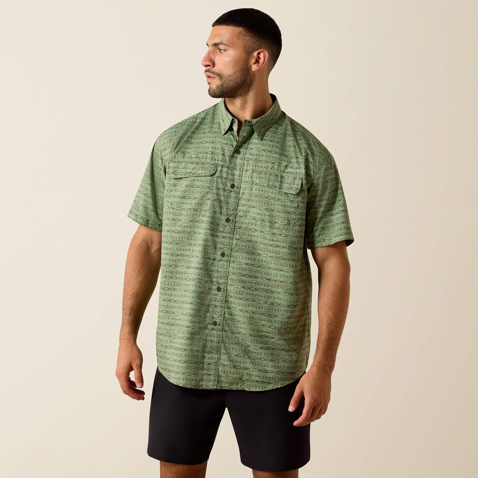 Ariat Printed VentTEK Outbound Classic Fit Shirt For Sale