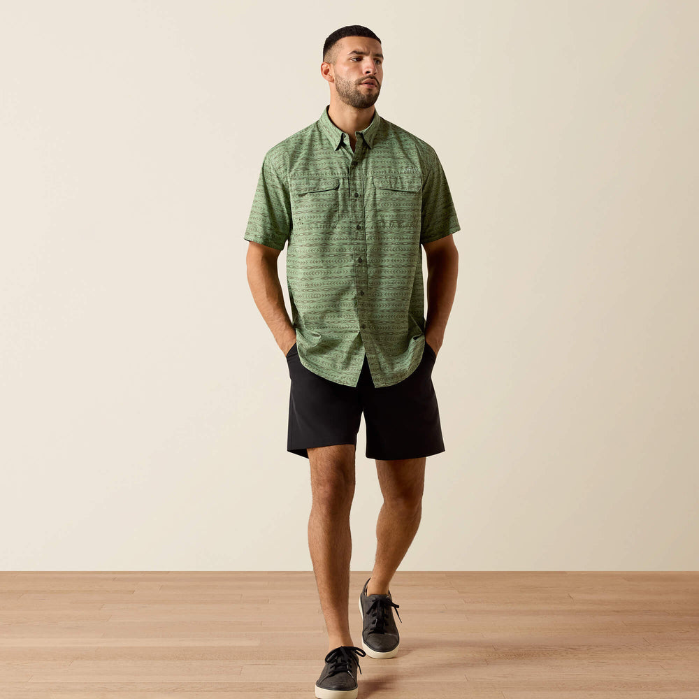Ariat Printed VentTEK Outbound Classic Fit Shirt For Sale
