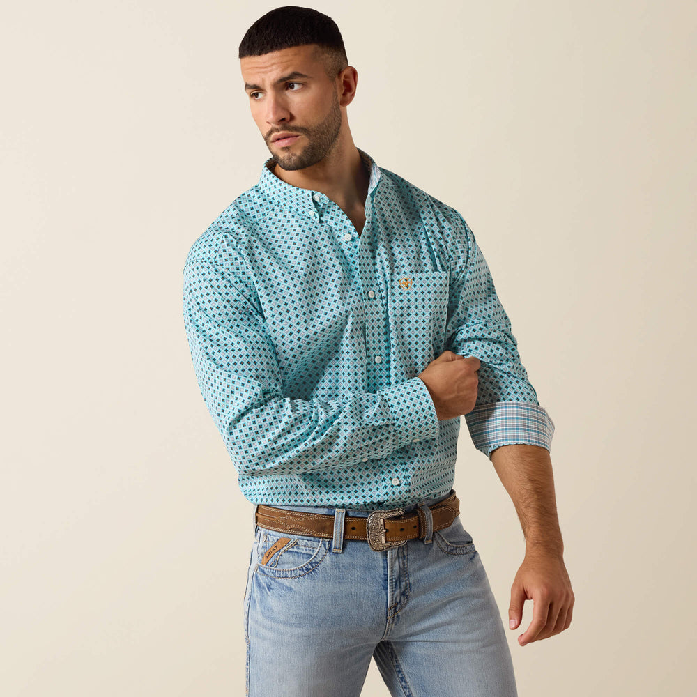 Ariat Wrinkle Free Andy Classic Fit Shirt Outlet