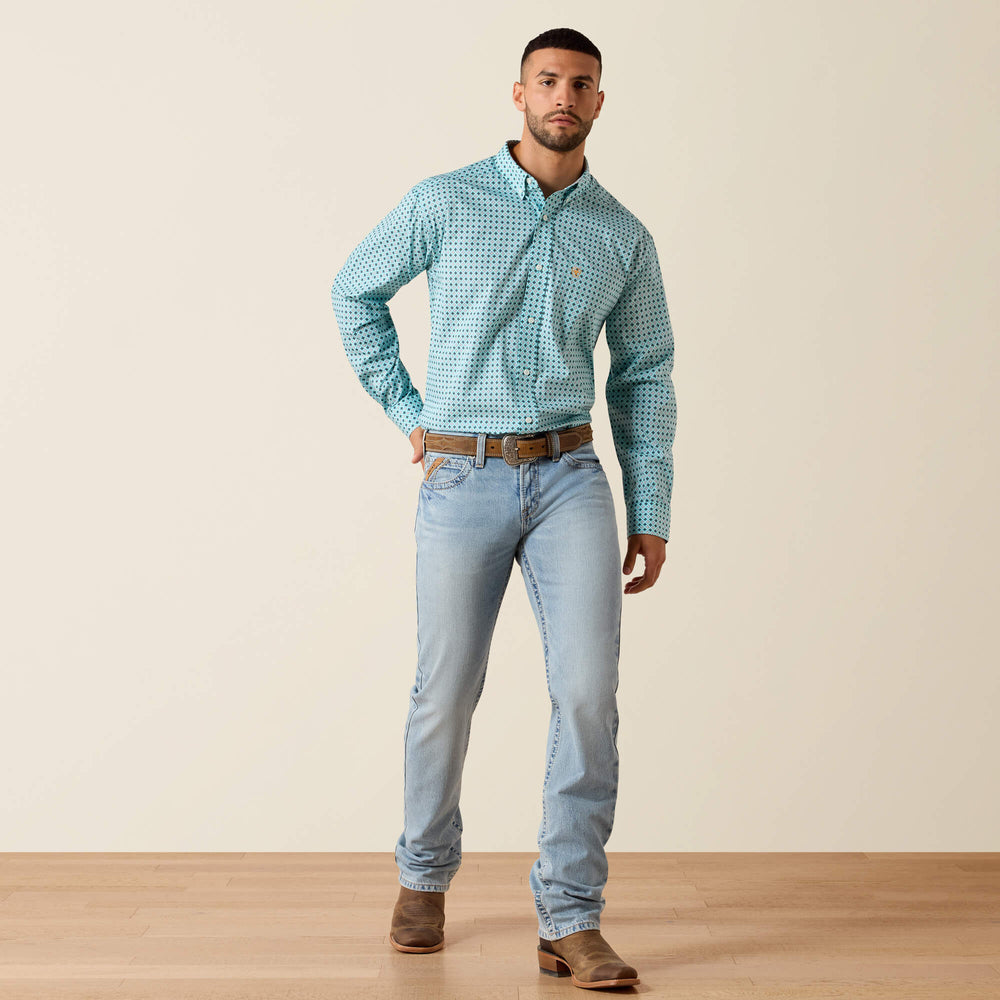 Ariat Wrinkle Free Andy Classic Fit Shirt Outlet