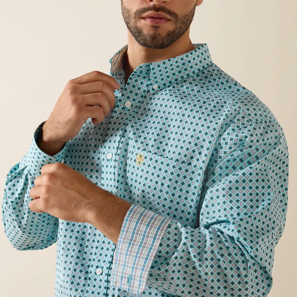 Ariat Wrinkle Free Andy Classic Fit Shirt Outlet