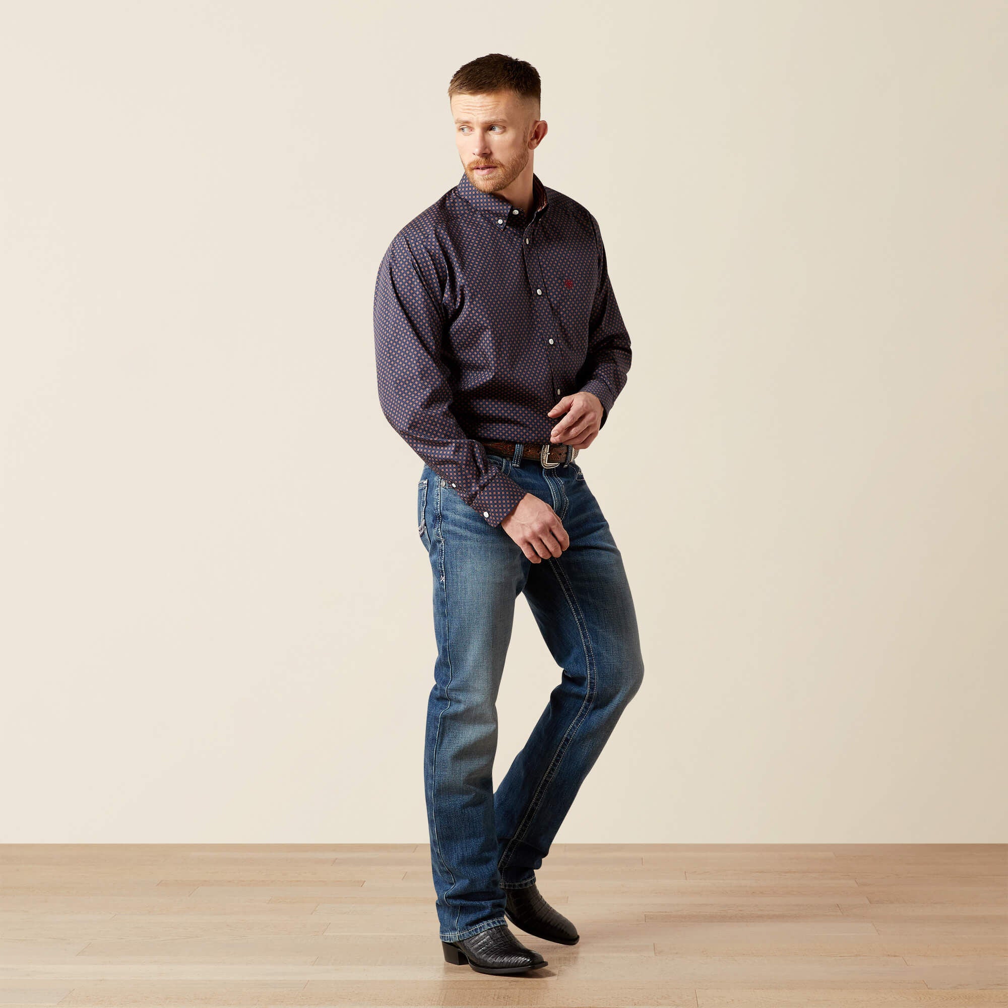 Ariat Wrinkle Free Briggs Classic Fit Shirt On Sale