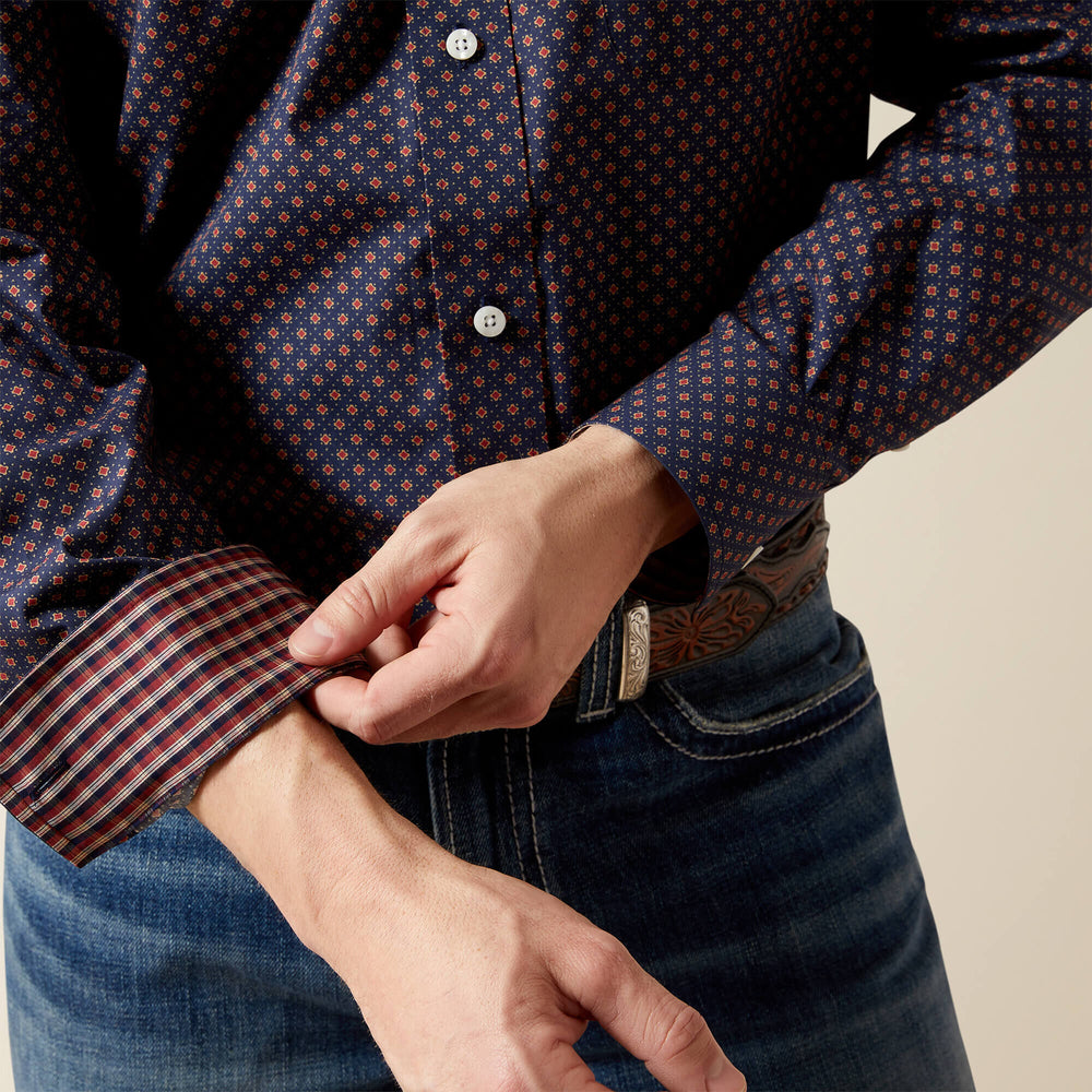 Ariat Wrinkle Free Briggs Classic Fit Shirt On Sale