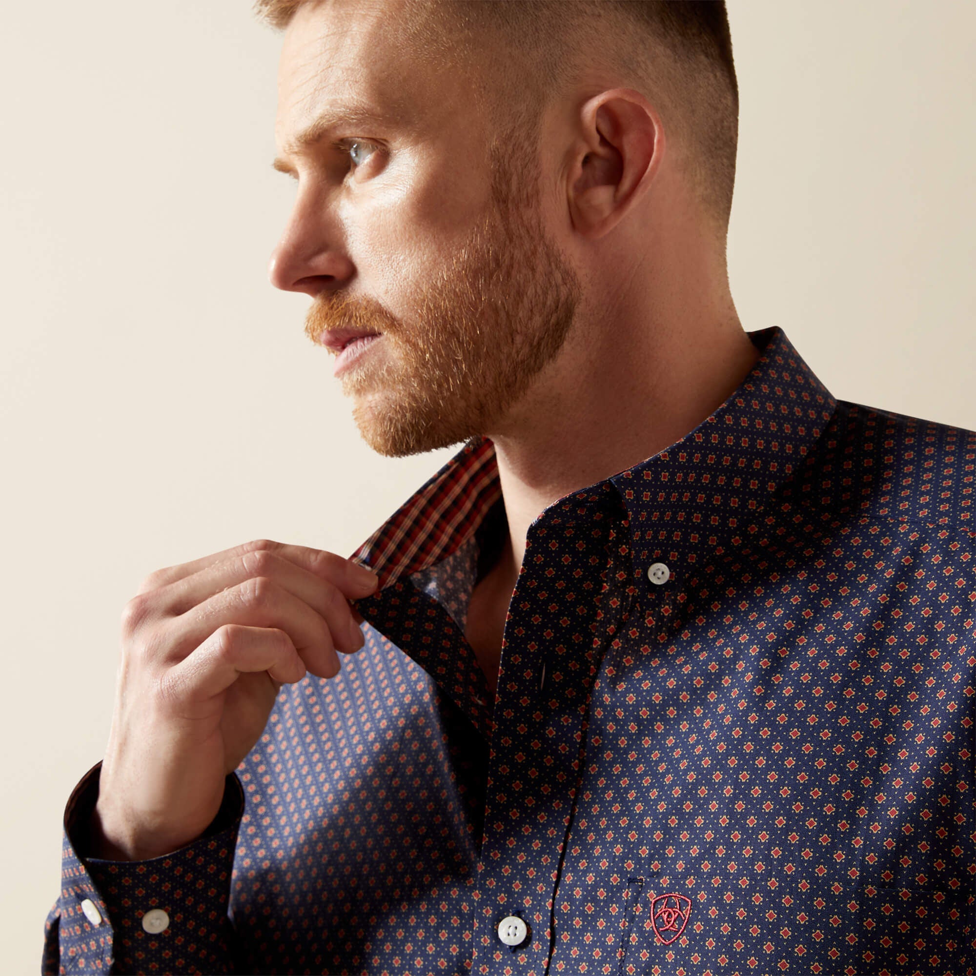Ariat Wrinkle Free Briggs Classic Fit Shirt On Sale
