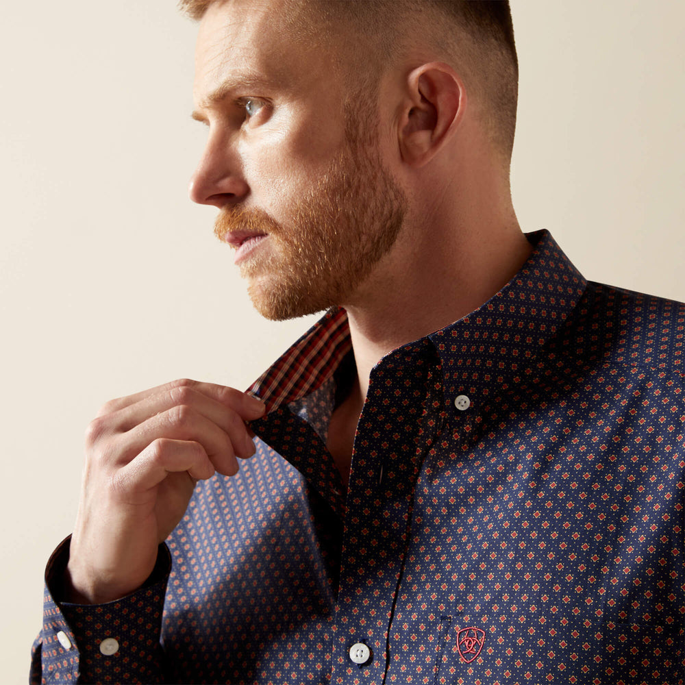 Ariat Wrinkle Free Briggs Classic Fit Shirt On Sale