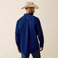 Ariat Team Logo Lightweight Twill Classic Fit Shirt Outlet