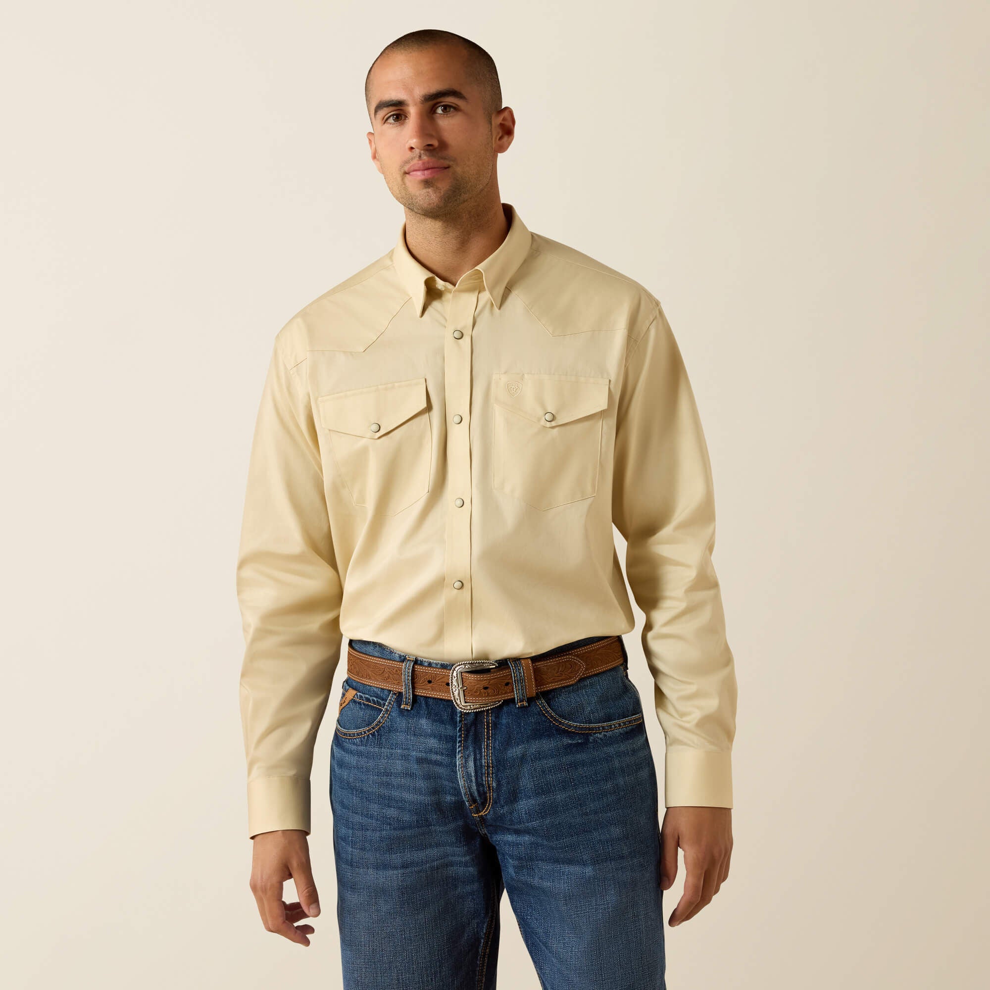 Ariat Lightweight Twill Classic Fit Snap Shirt Sale