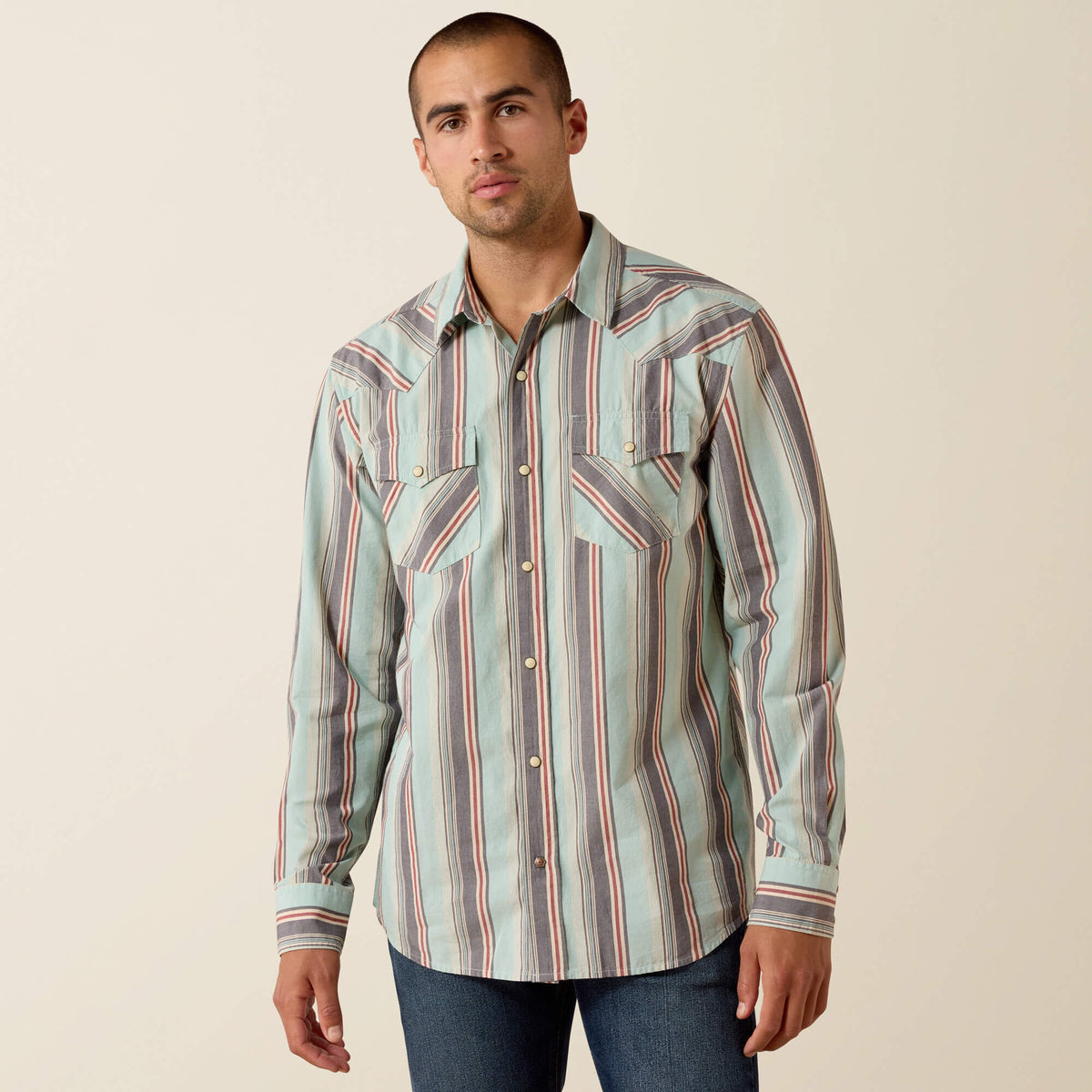 Ariat Retro Hesperus Fitted Snap Shirt For Sale