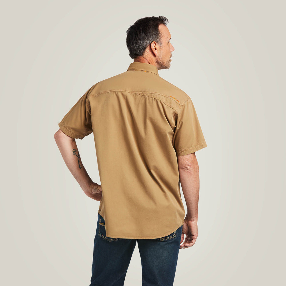 Ariat Rebar Washed Twill Work Shirt On Sale