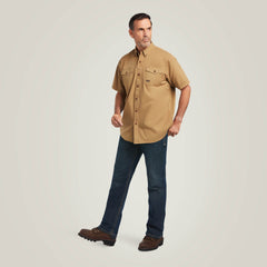 Ariat Rebar Washed Twill Work Shirt On Sale