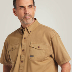 Ariat Rebar Washed Twill Work Shirt On Sale