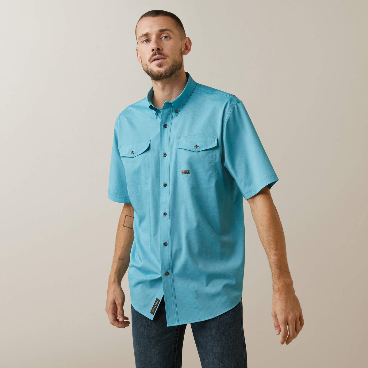 Ariat Rebar Made Tough VentTEK DuraStretch Work Shirt For Sale