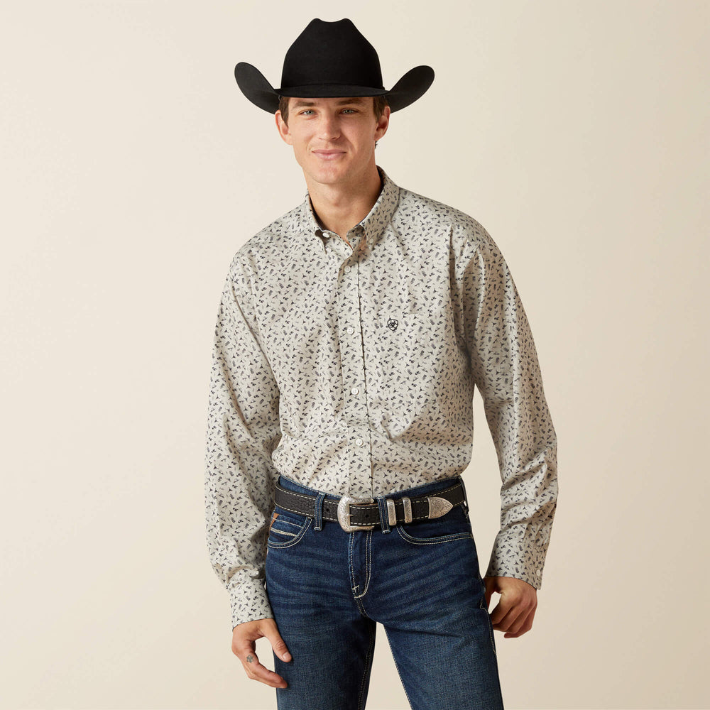 Ariat Wrinkle Free Charles Classic Fit Shirt Discount