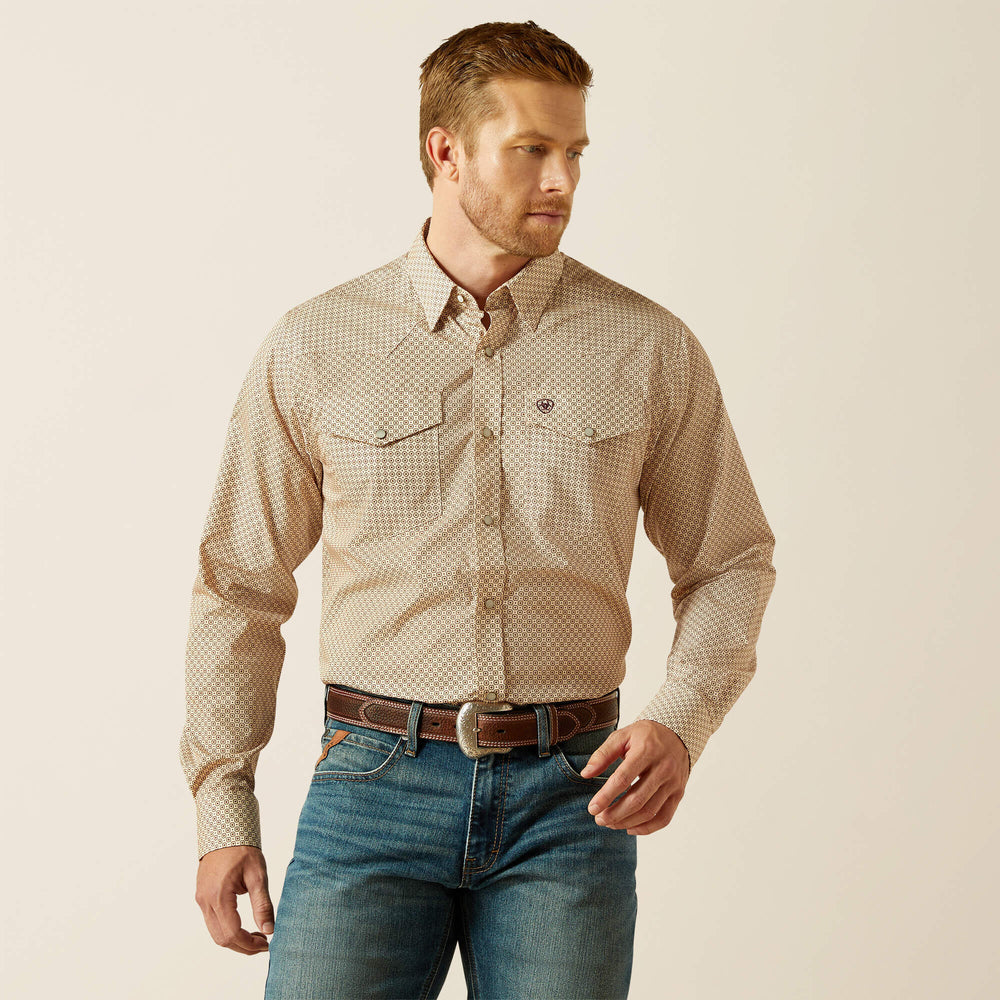 Ariat Wrinkle Free Eddie Fitted Shirt On Sale