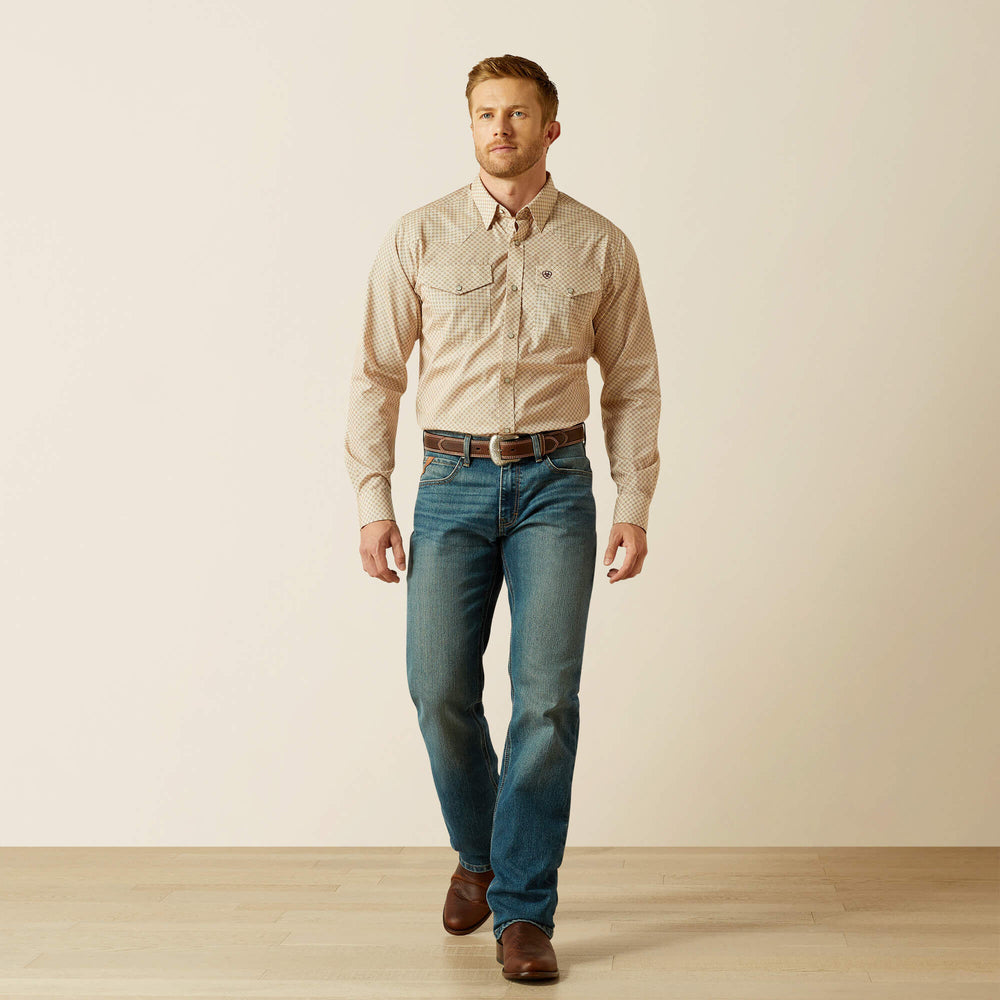 Ariat Wrinkle Free Eddie Fitted Shirt On Sale