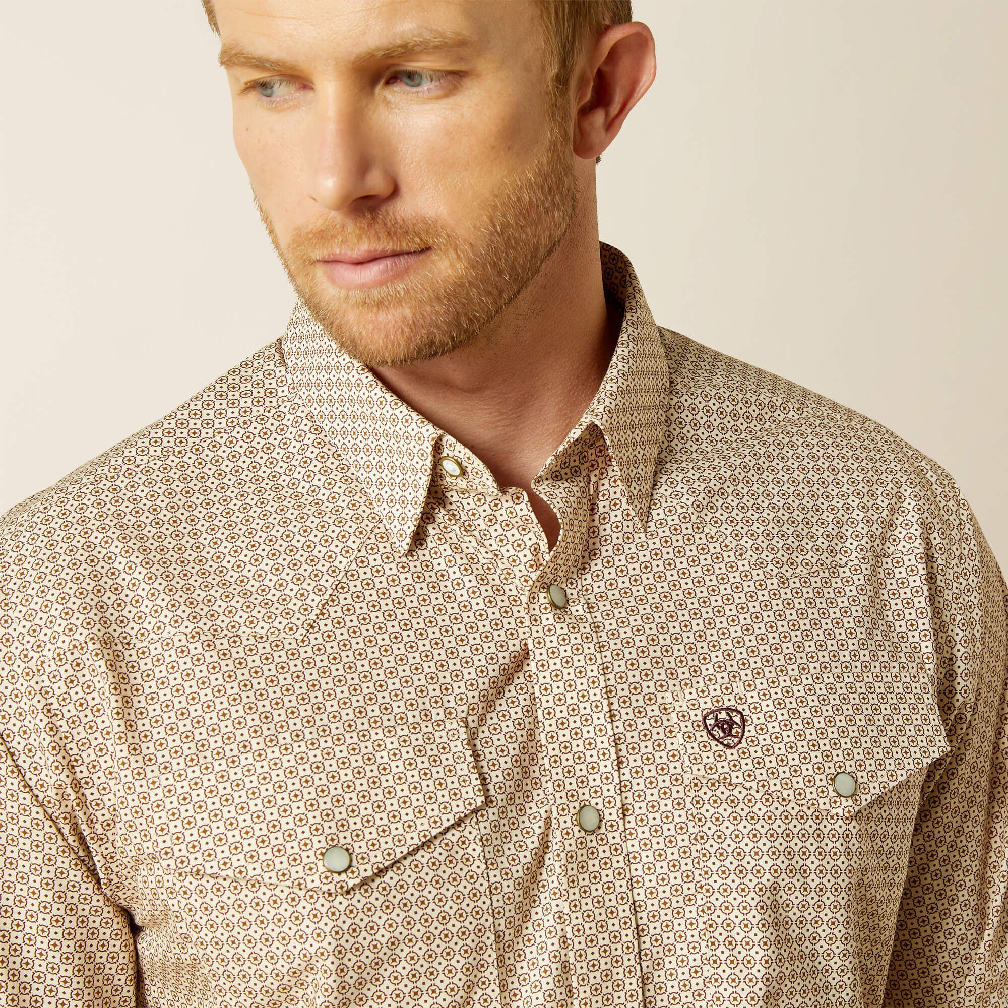 Ariat Wrinkle Free Eddie Fitted Shirt On Sale