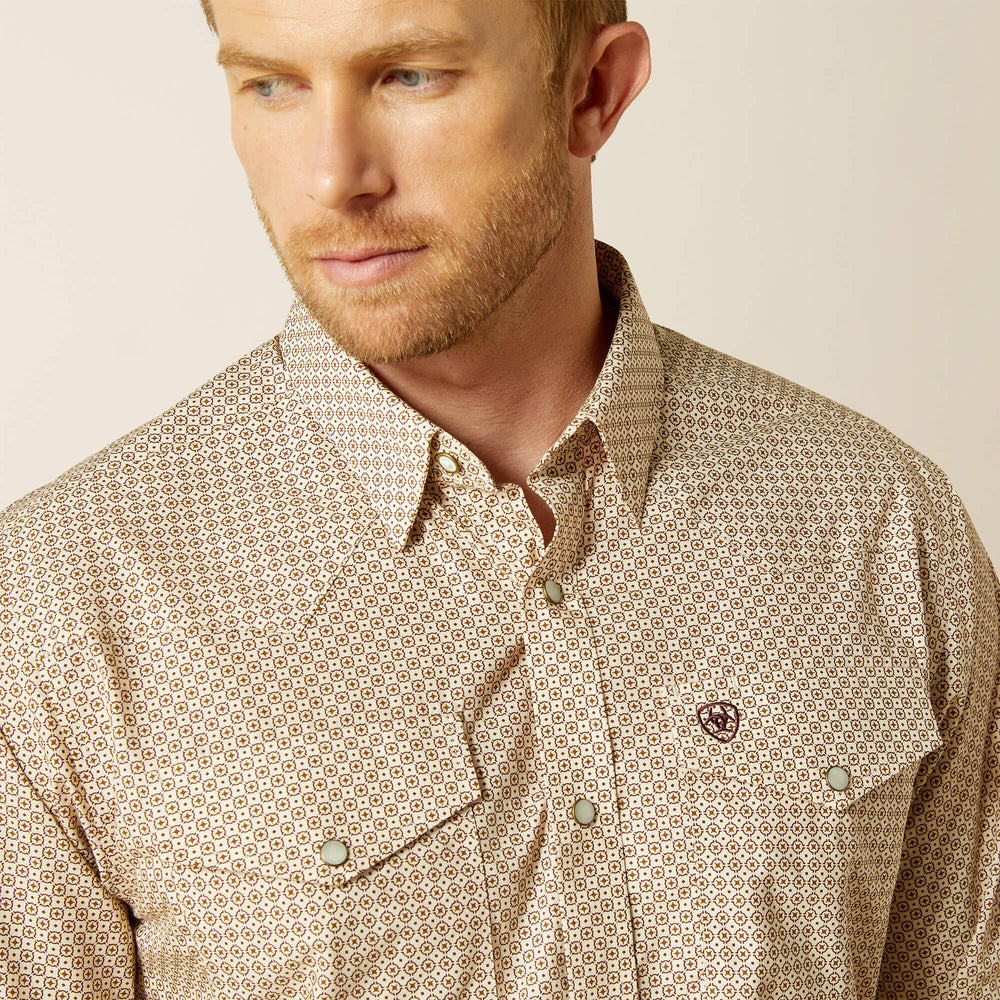 Ariat Wrinkle Free Eddie Fitted Shirt On Sale