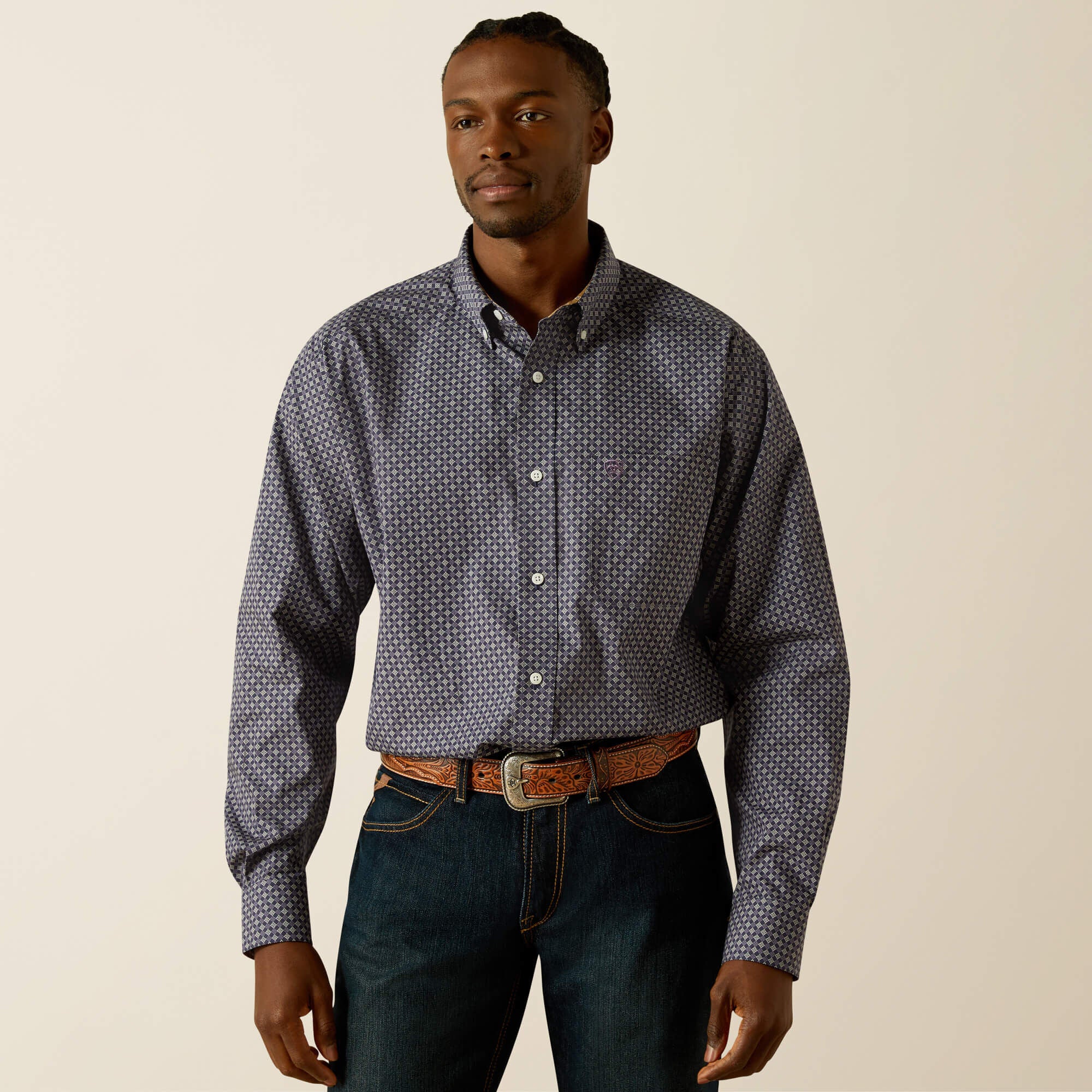 Ariat Wrinkle Free Dale Classic Fit Shirt On Sale