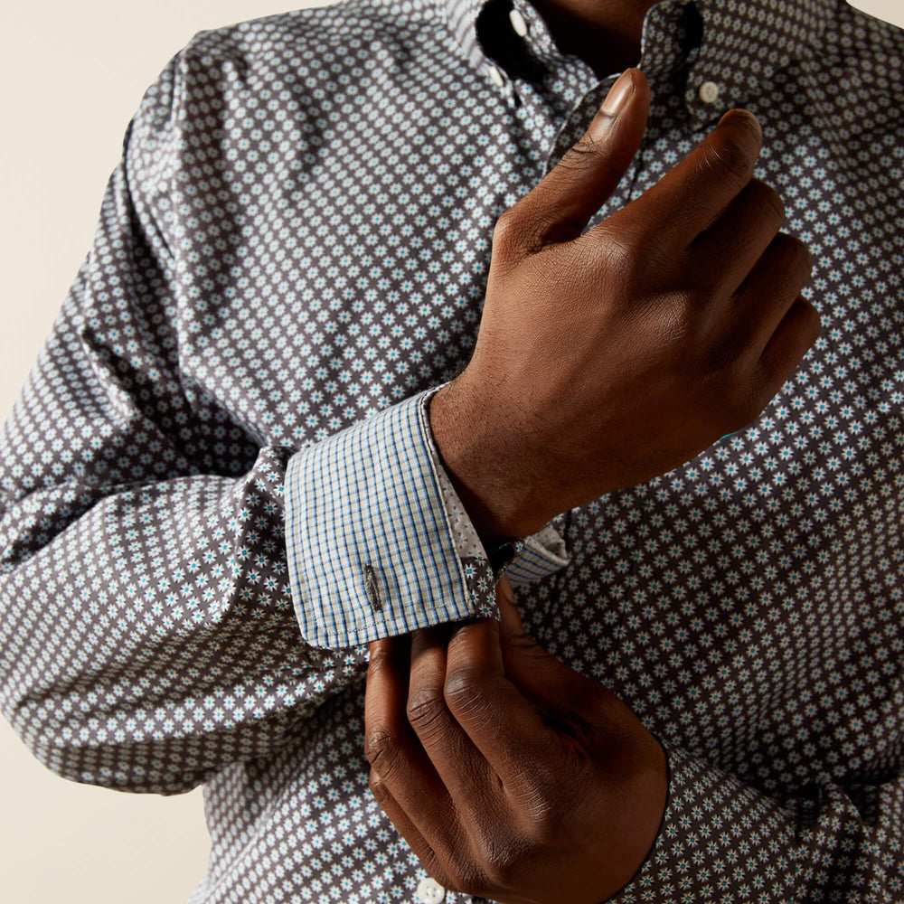 Ariat Wrinkle Free Caleb Classic Fit Shirt Outlet