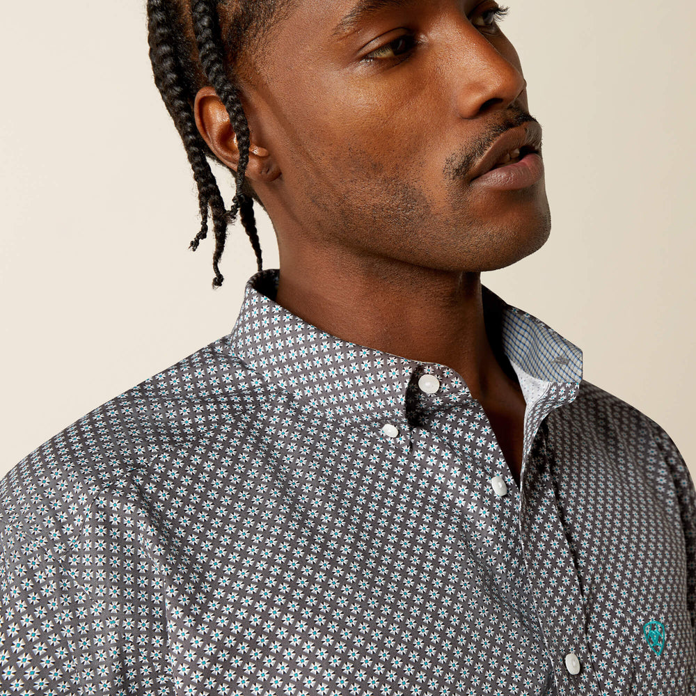 Ariat Wrinkle Free Caleb Classic Fit Shirt Outlet