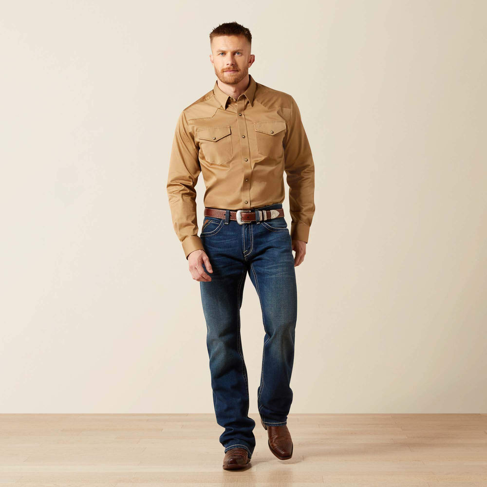 Ariat Solid Twill Fitted Shirt On Sale