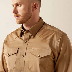 Ariat Solid Twill Fitted Shirt On Sale