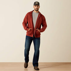 Ariat Rebar Lightweight Label Full Zip Hoodie Outlet