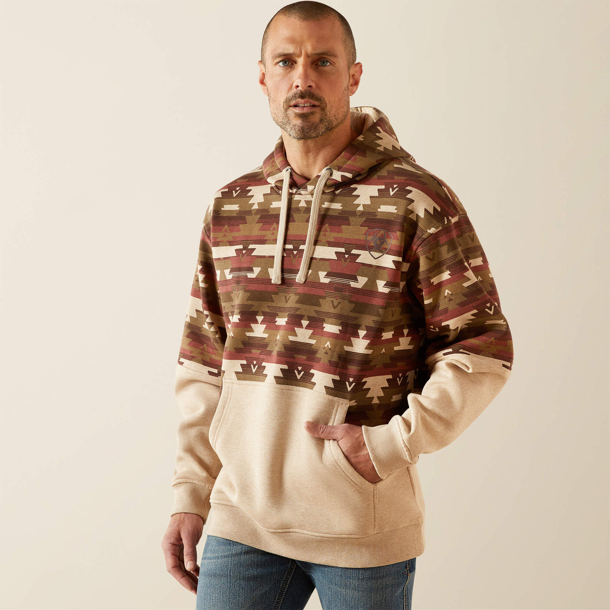 Ariat Color Block Hoodie Outlet