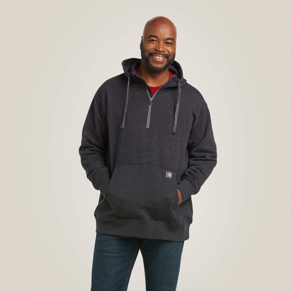 Ariat Rebar Workman 1/4 Zip Hoodie On Sale