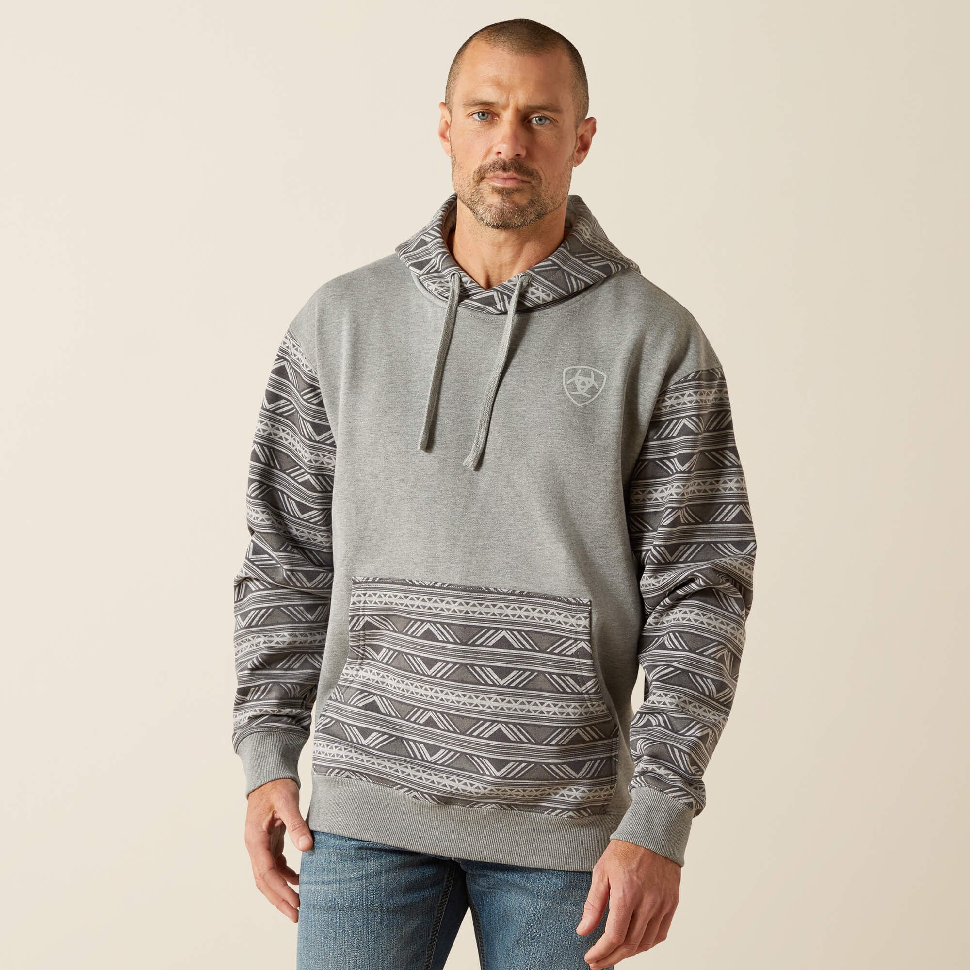 Ariat Southwestern Color Block Hoodie For Sale