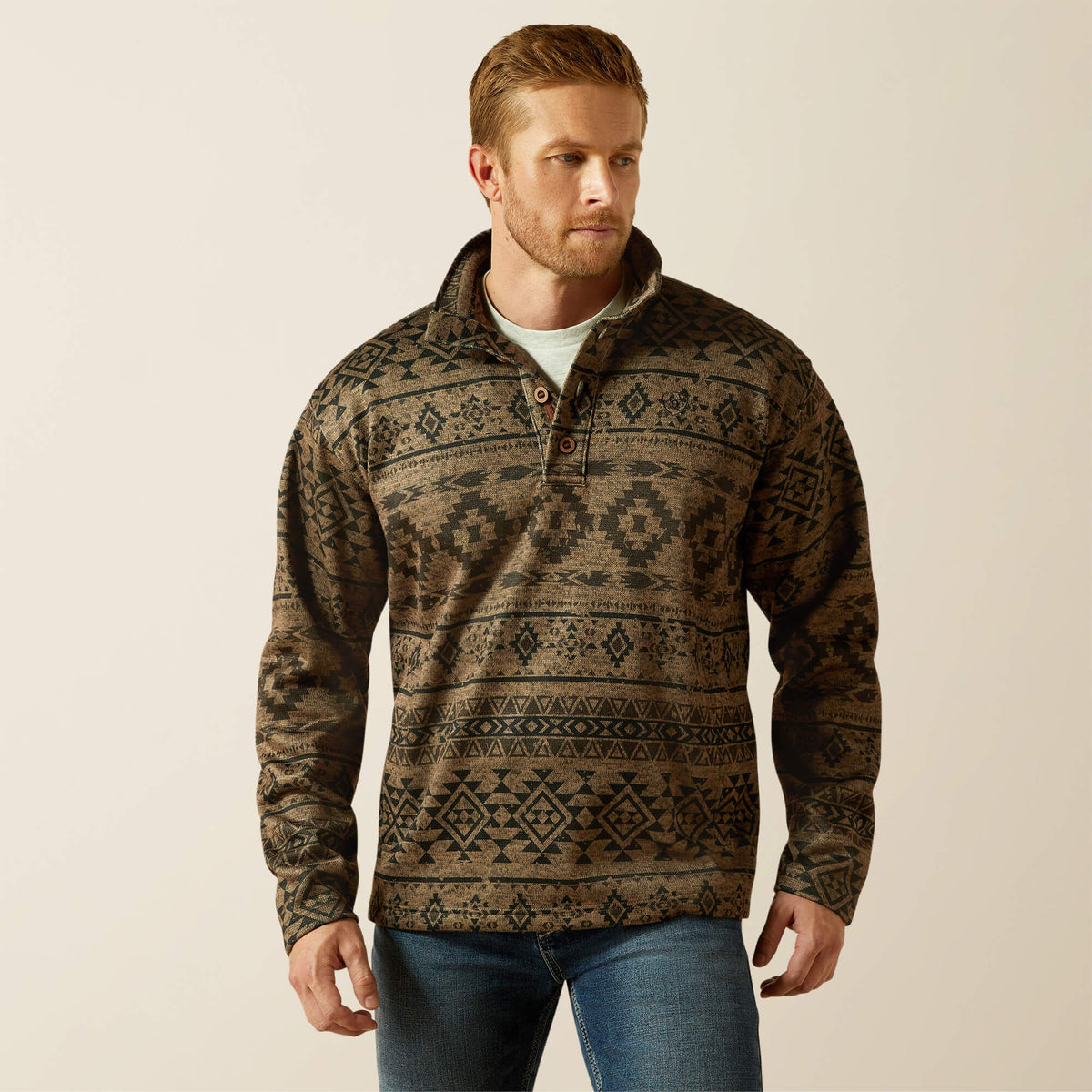 Ariat Caldwell 1/4 Button Sweater Online