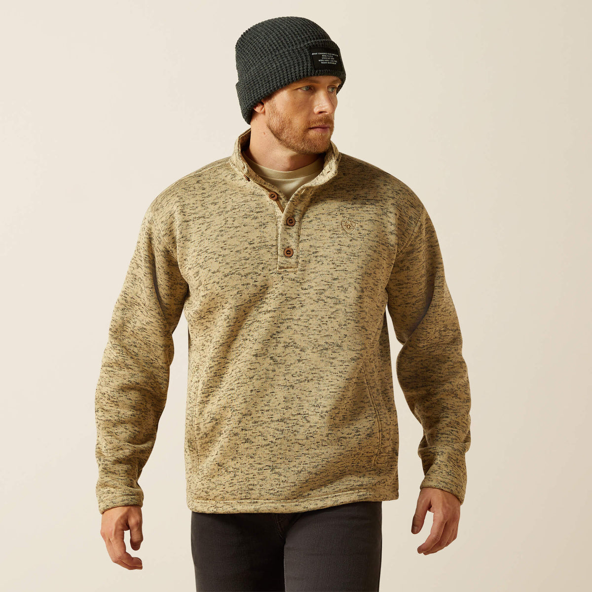 Ariat Caldwell 1/4 Button Sweater Outlet
