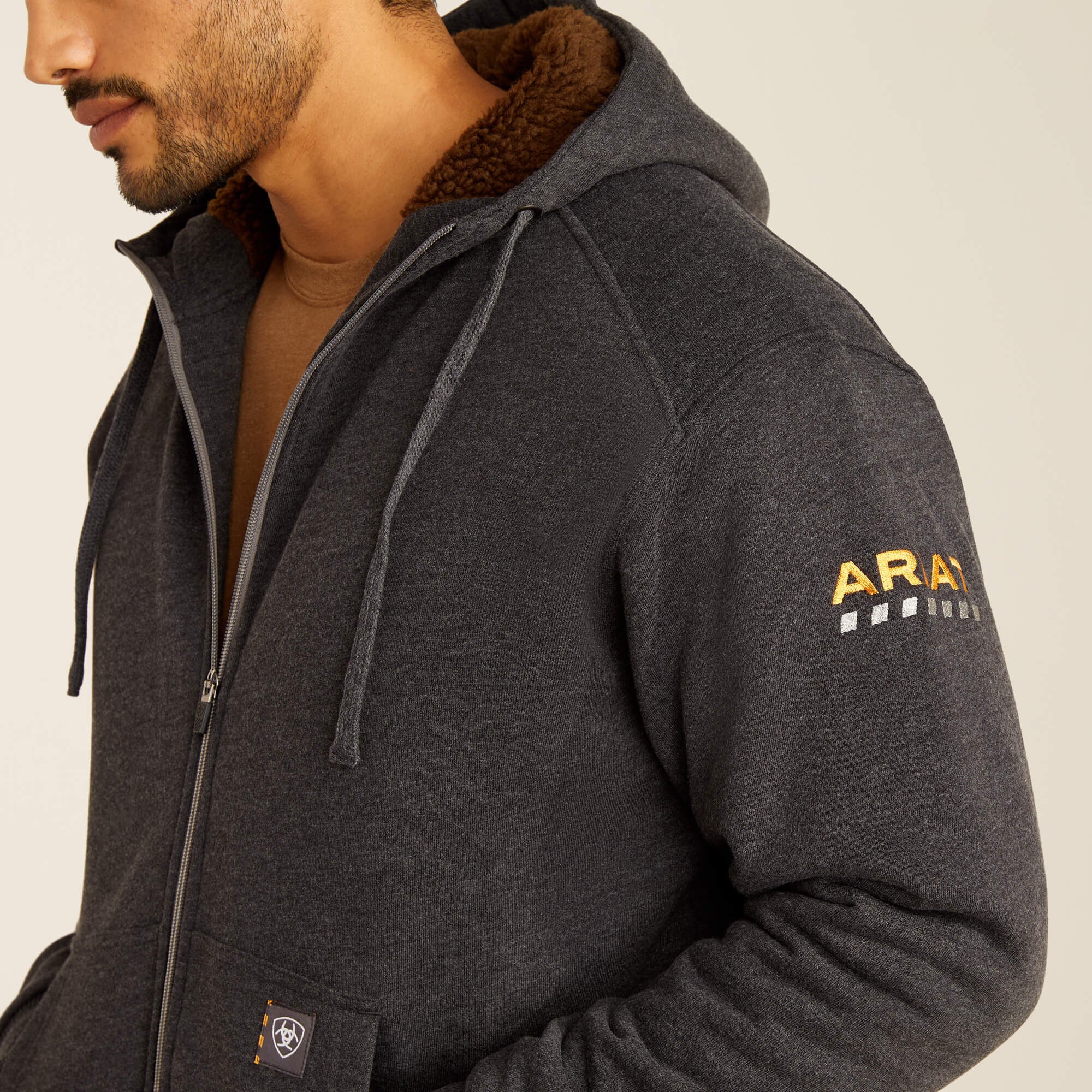Ariat Rebar All-Weather Sherpa-Lined Full Zip Hoodie Sale