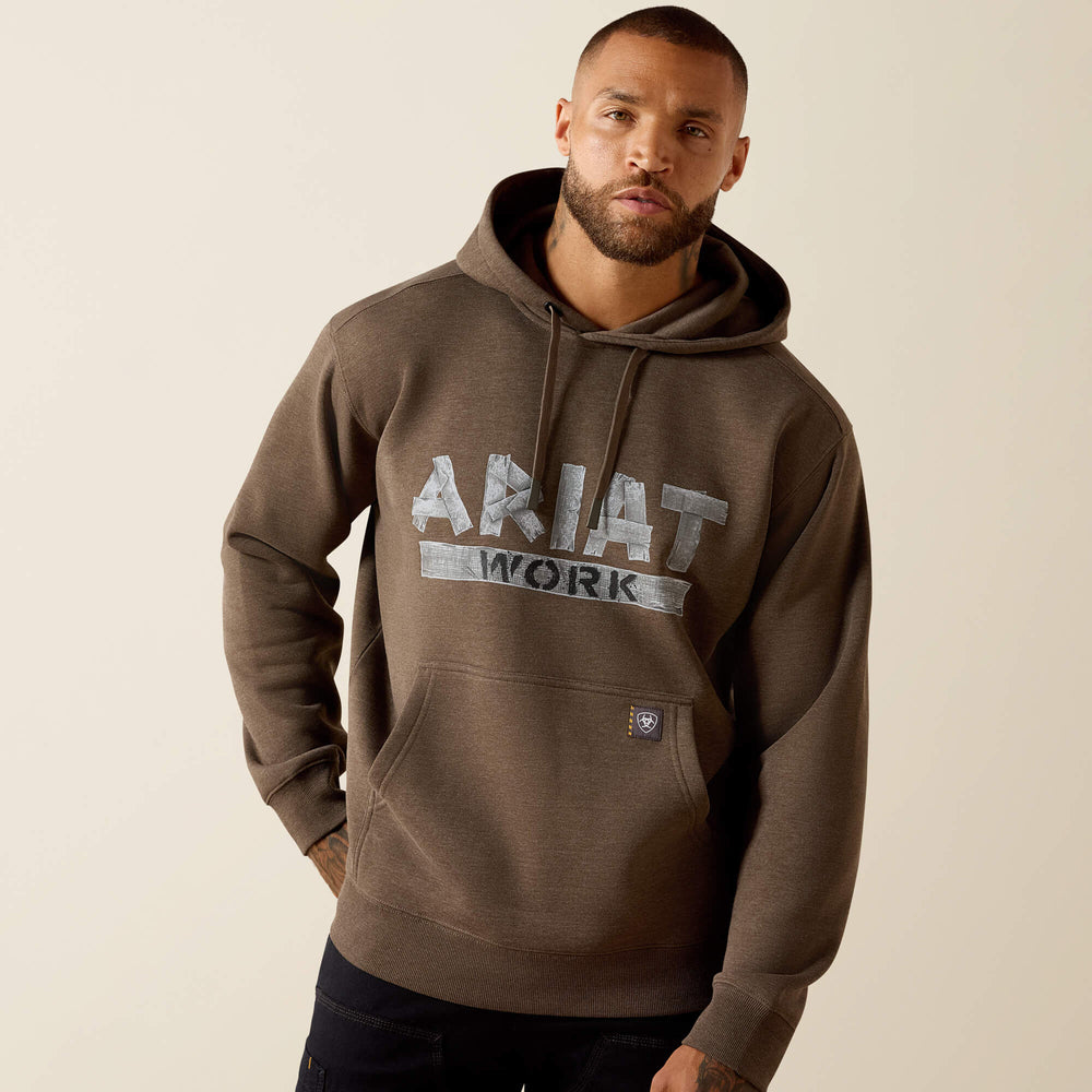 Ariat Rebar Lightweight Duct Logo Hoodie For Sale
