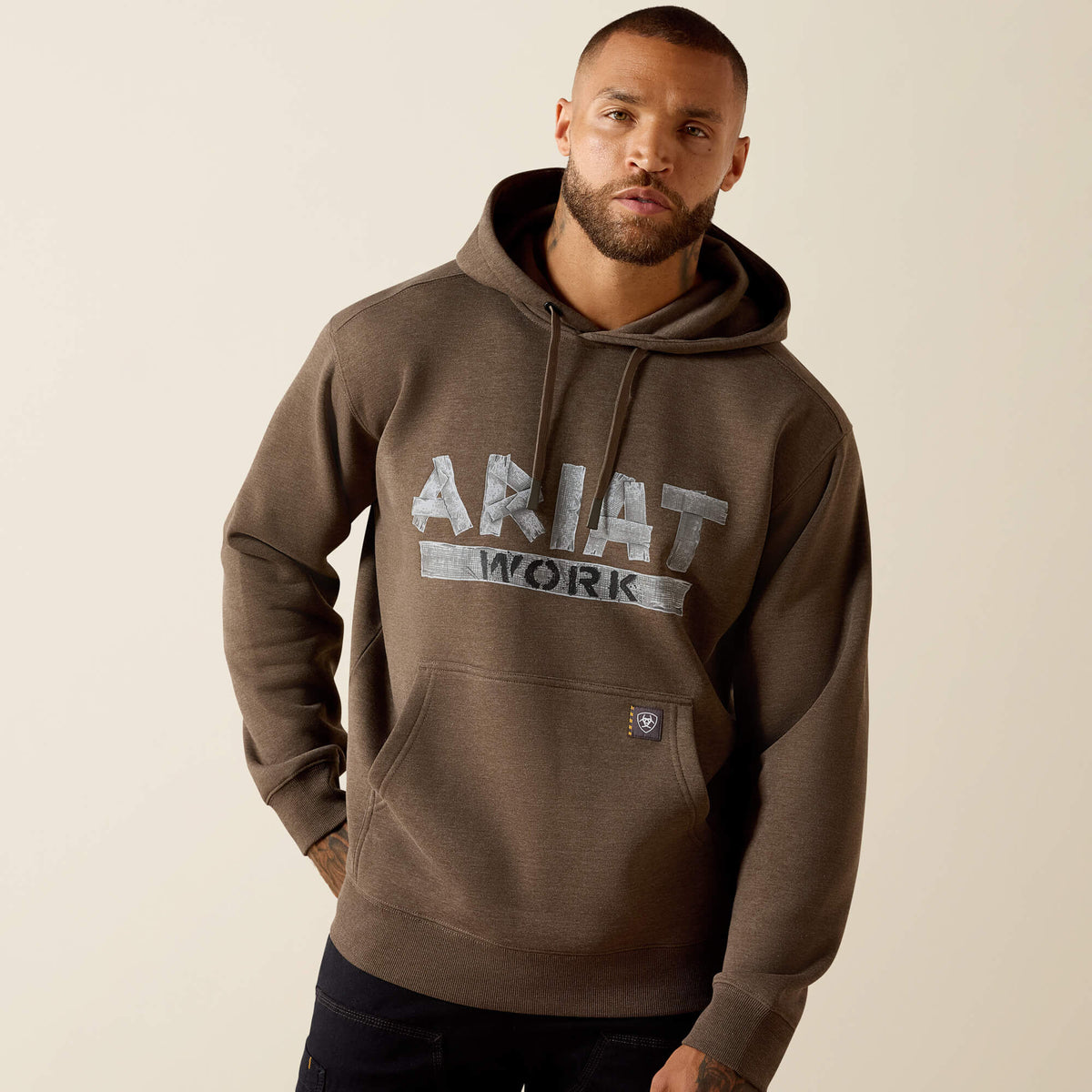 Ariat Rebar Lightweight Duct Logo Hoodie For Sale