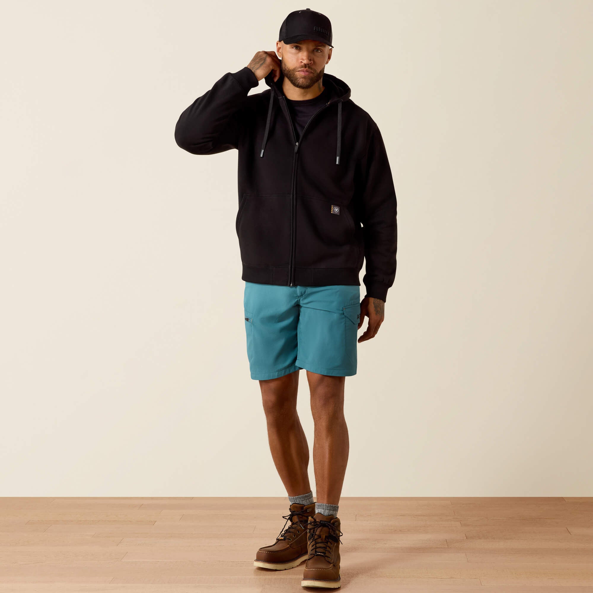 Ariat Rebar Lightweight Label Full Zip Hoodie On Sale