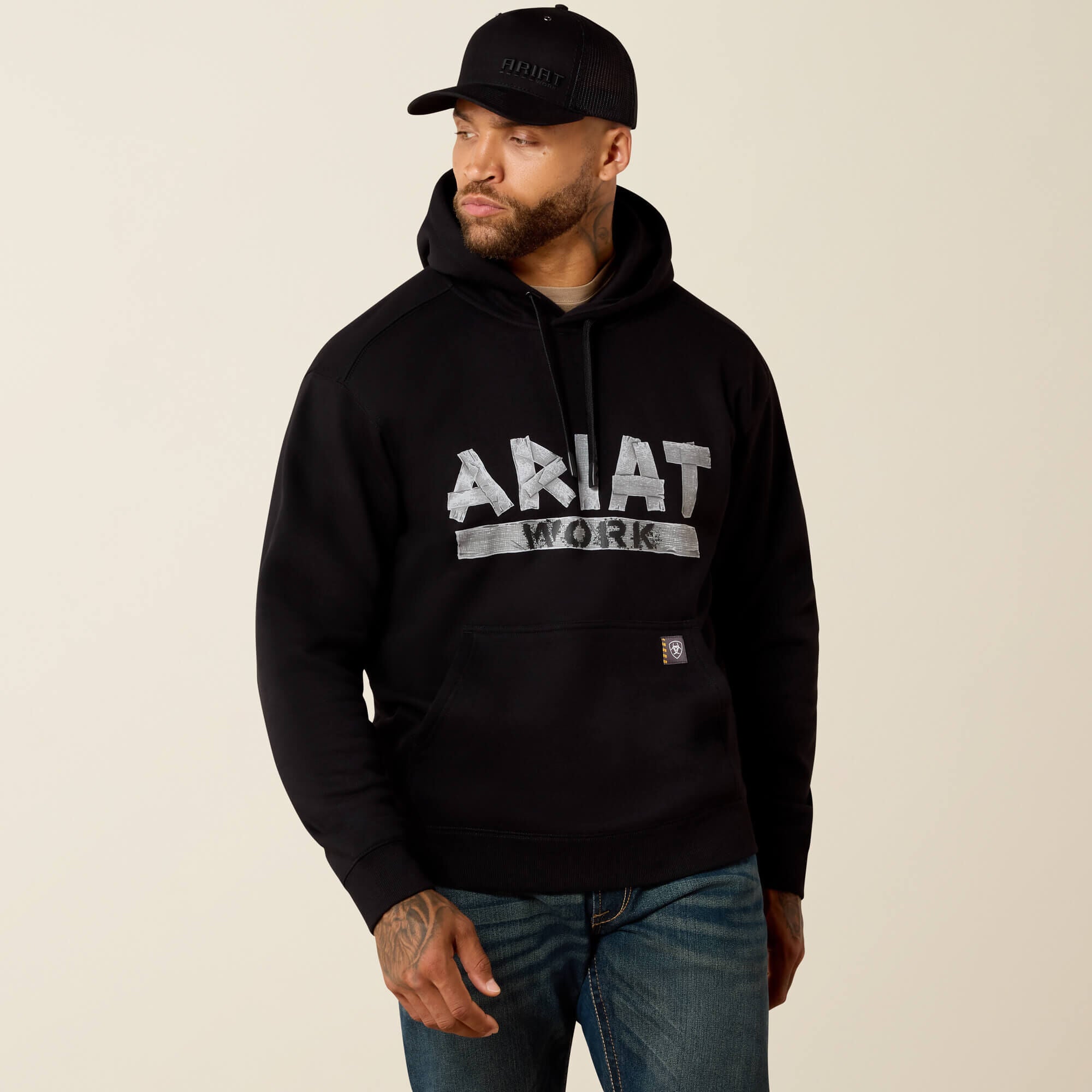 Ariat Rebar Lightweight Duct Logo Hoodie Sale