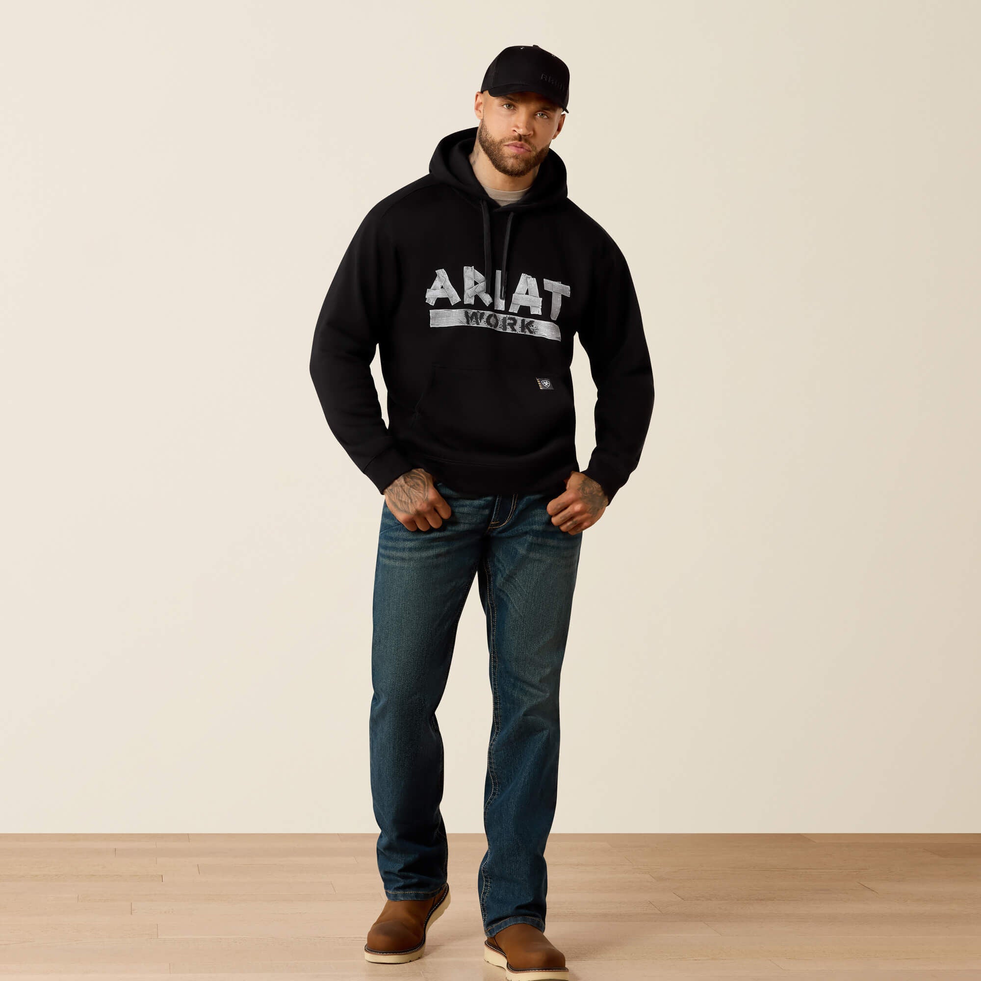 Ariat Rebar Lightweight Duct Logo Hoodie Sale