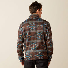 Ariat Caldwell Logo 1/4 Zip Sweater On Sale