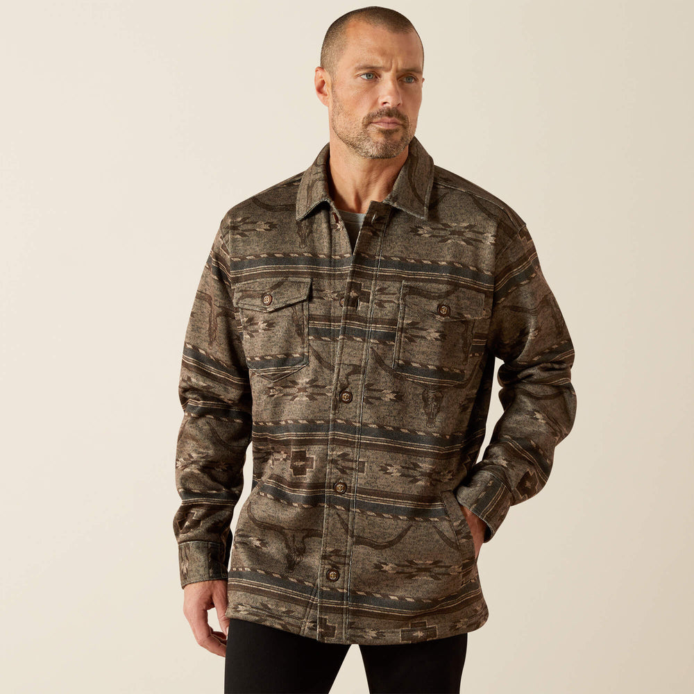 Ariat Caldwell Printed Shirt Jacket For Sale