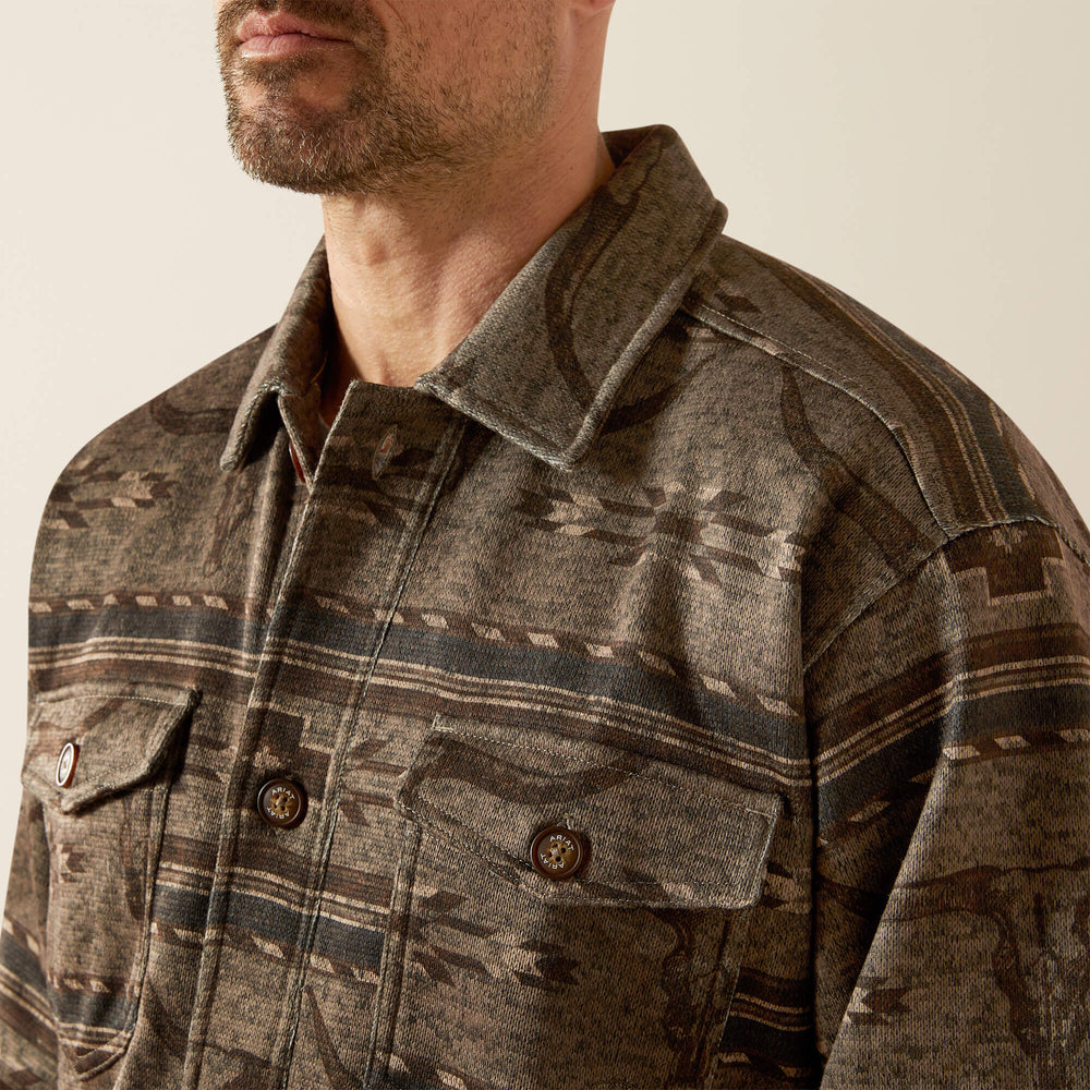 Ariat Caldwell Printed Shirt Jacket For Sale