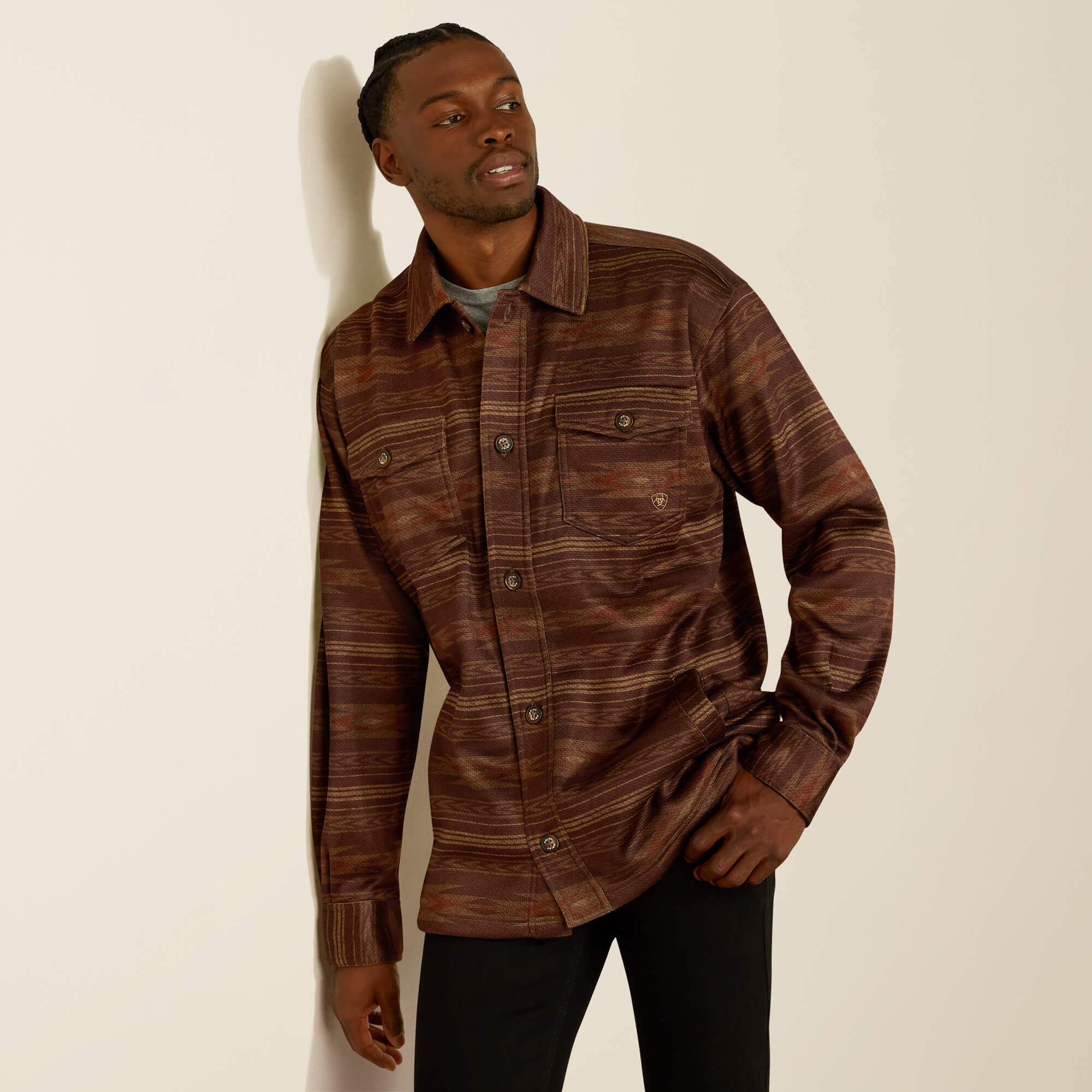 Ariat Caldwell Printed Shirt Jacket On Sale