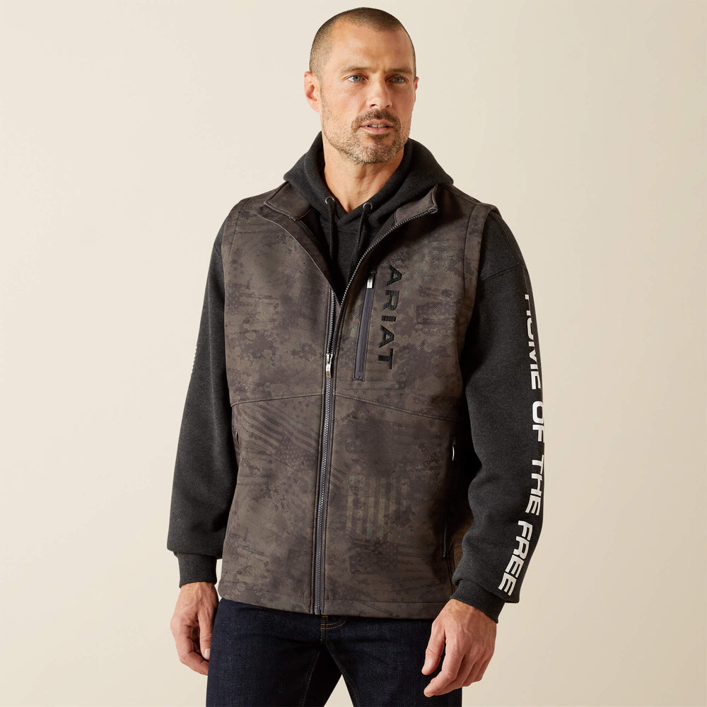 Ariat Patriot Flag Softshell Vest Sale